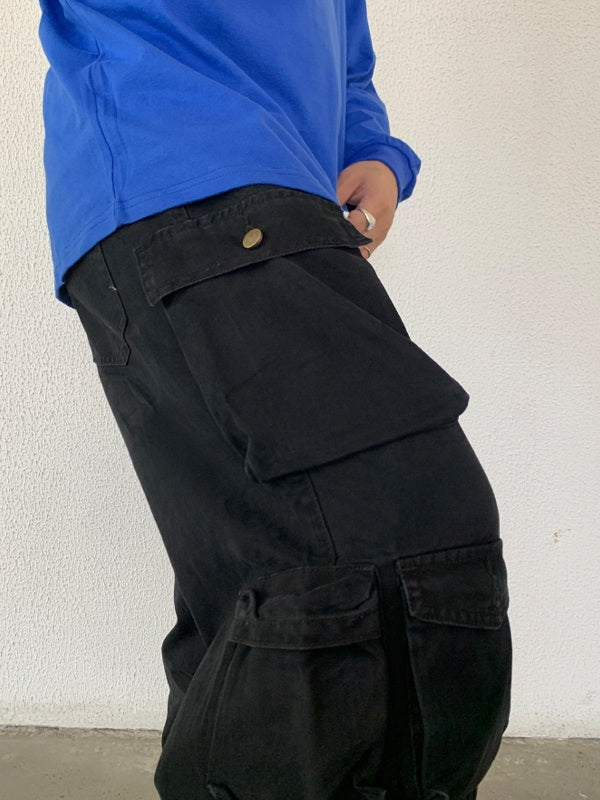 Men's Multi Pockets Loose Cargo Pants