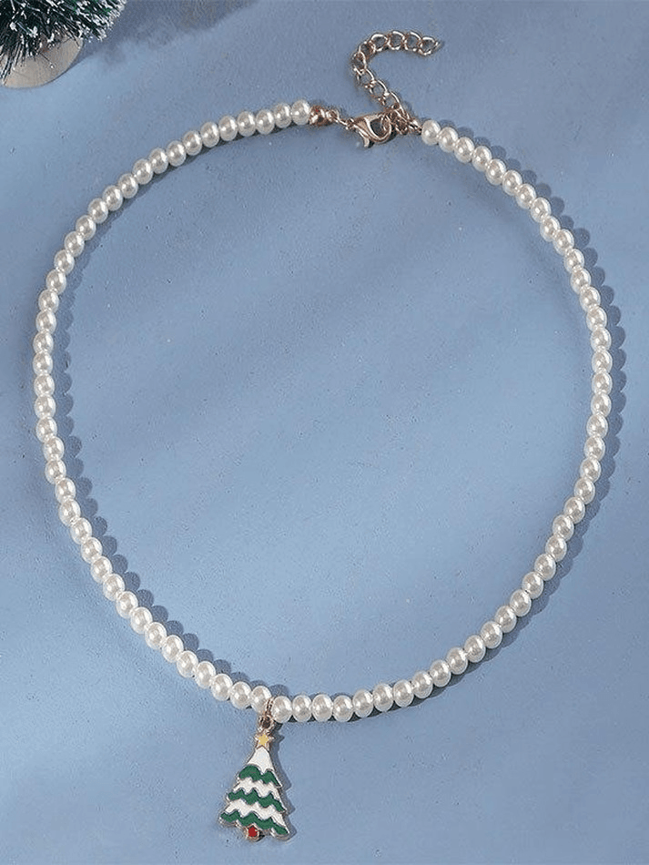 Christmas Pearl Necklace