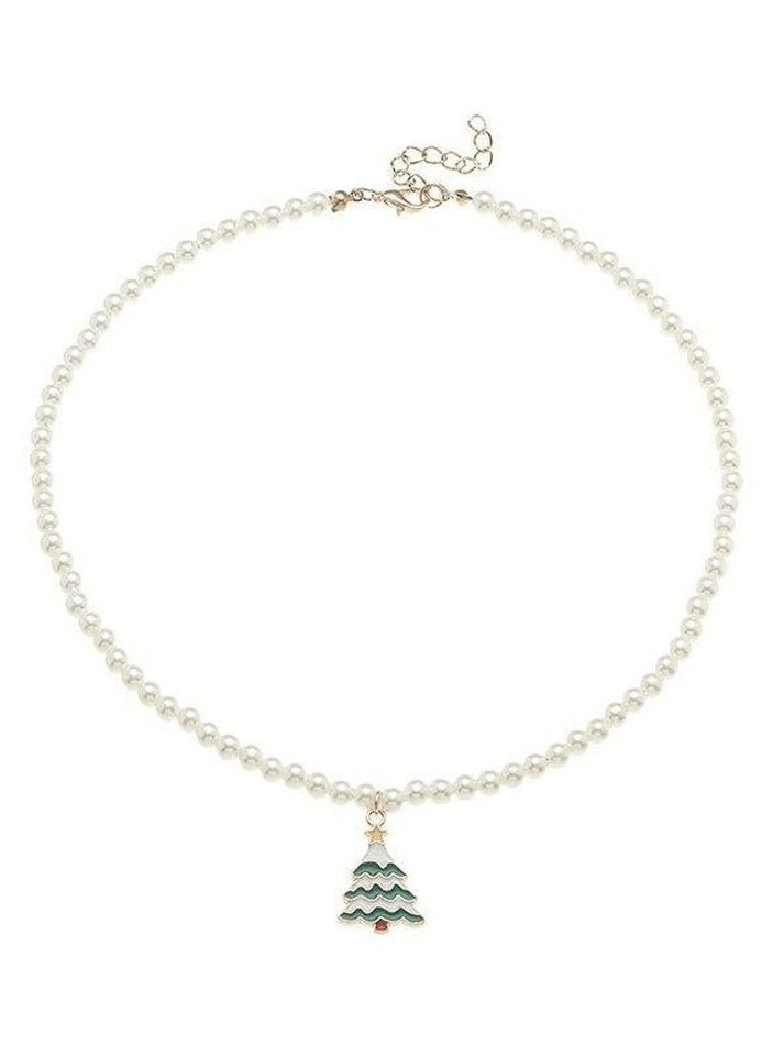 Christmas Pearl Necklace