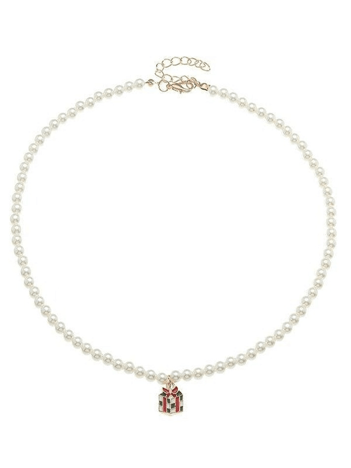 Christmas Pearl Necklace