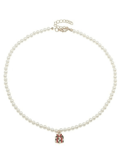 Christmas Pearl Necklace