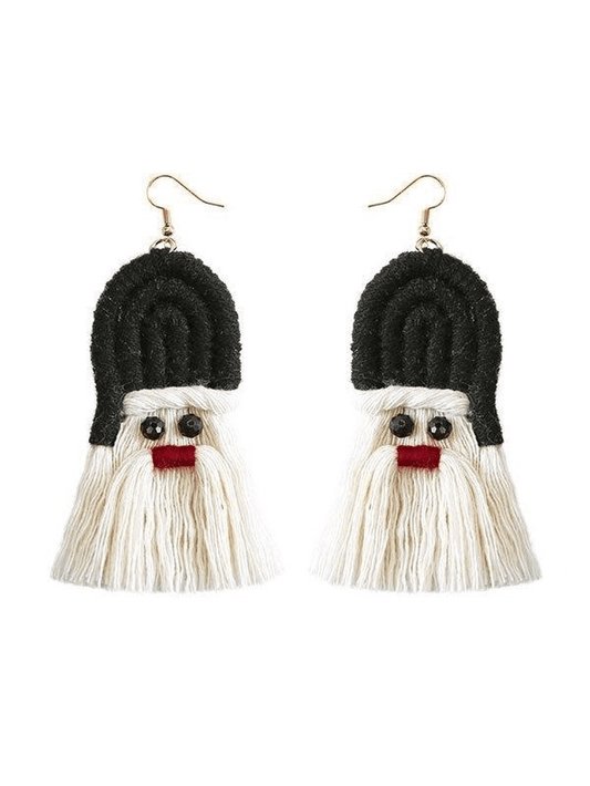 Christmas Fringed Drop Earring