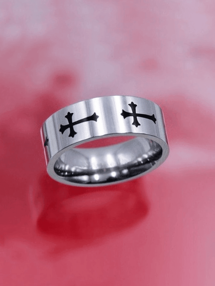 Cross Pattern Ring