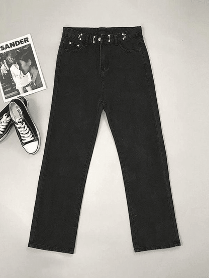 Dark Wash Y2K Boyfriend Jeans