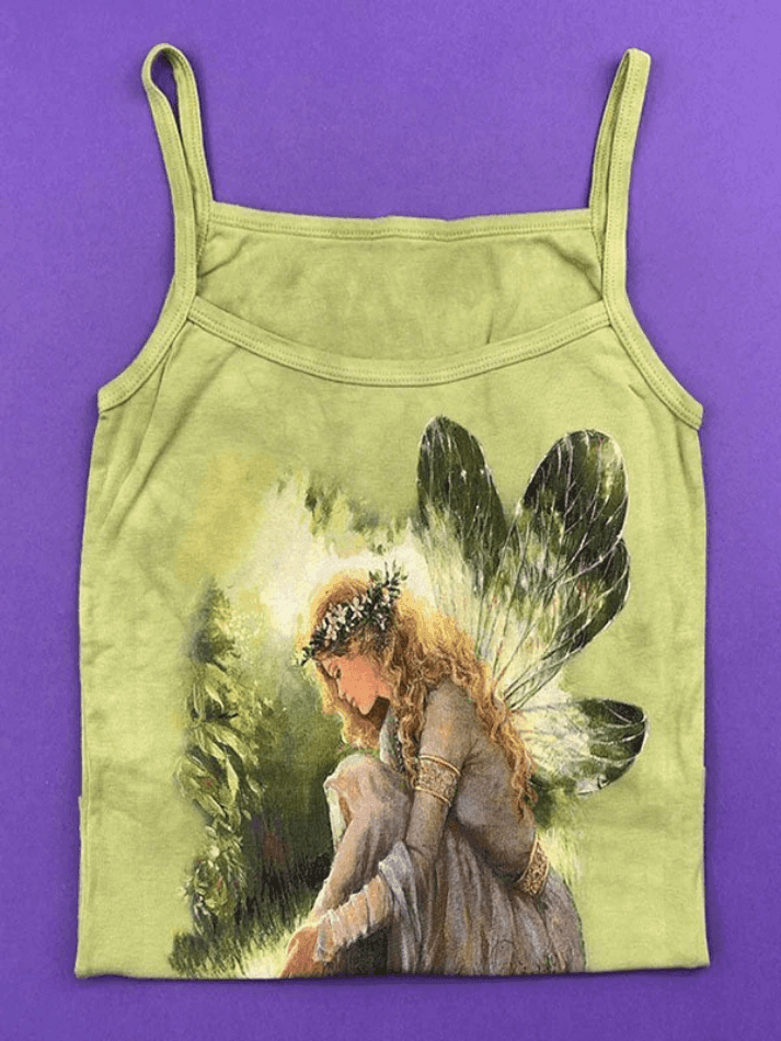 Fairy Printed Cami Top