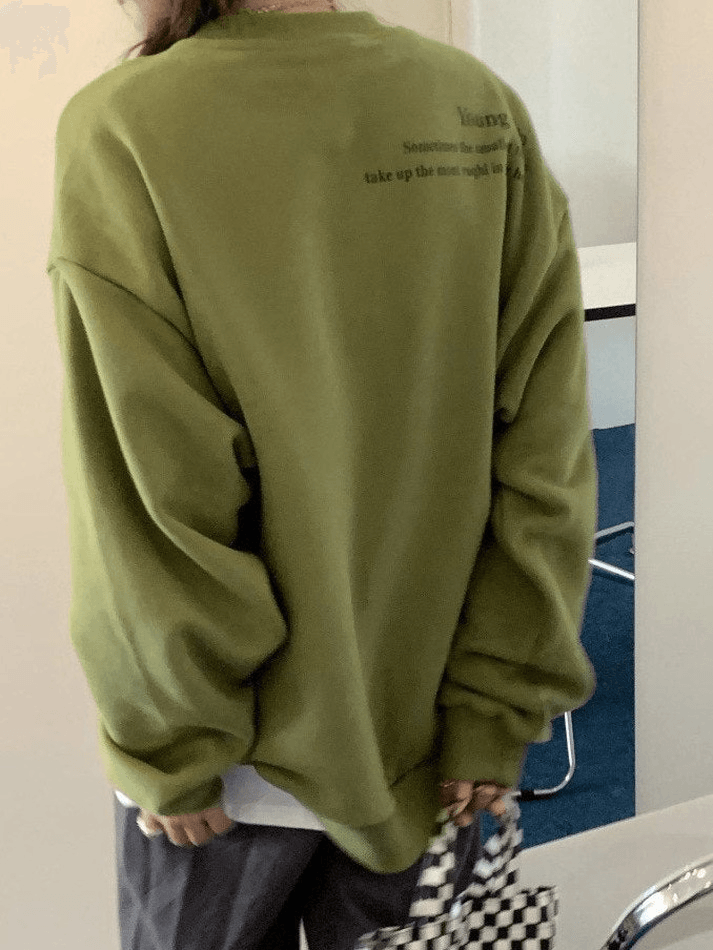 Landscape Print Crew Sweatshirt