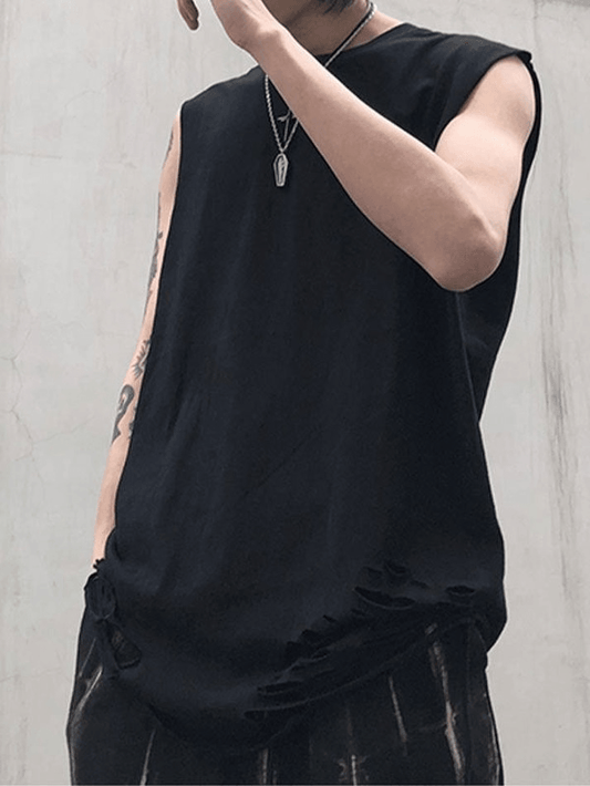 Men's Distressed Vest