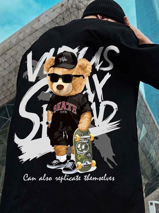 Men's Skate Bear Graphic Tee