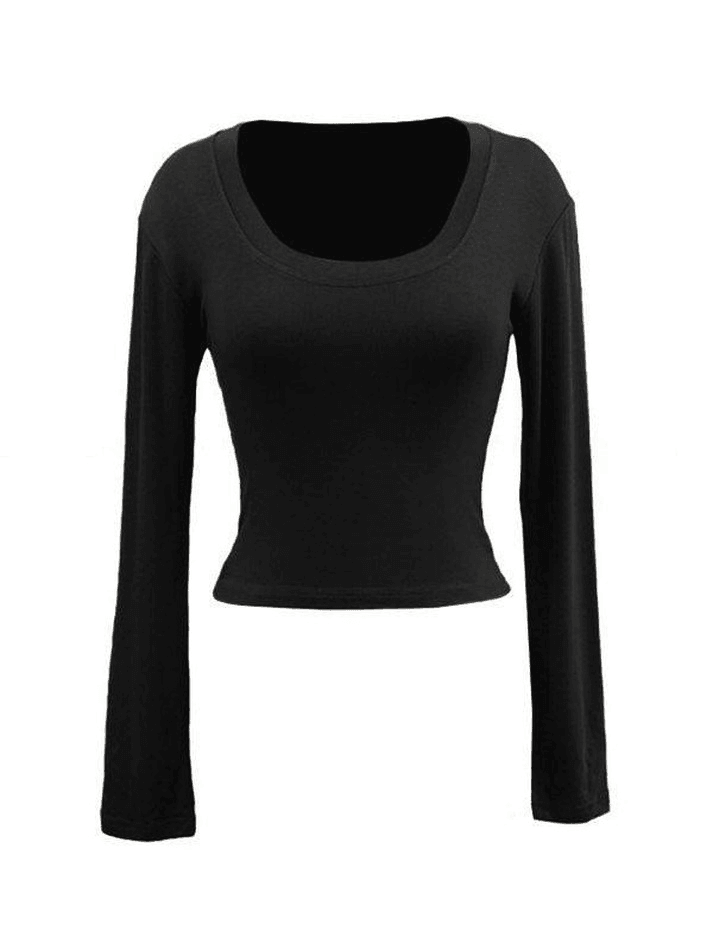 Long Sleeve Crop Top