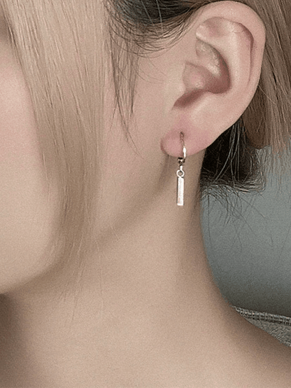 Silver Drop Earring