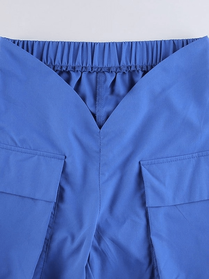 V Cut Pocket Cargo Pants
